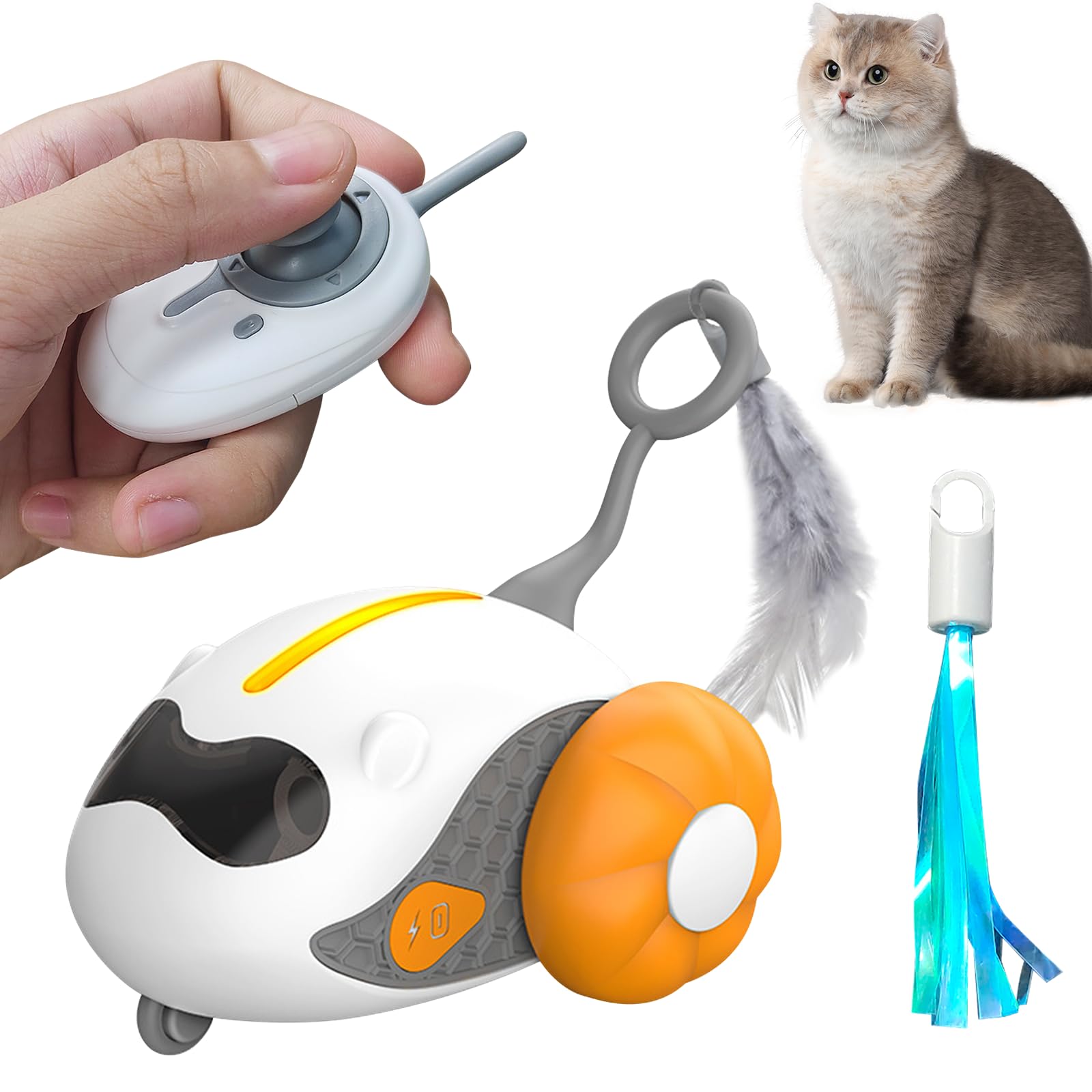 Feline Fun Seeker Smart Remote Cat Toy