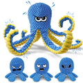 Hide & Seek Squeaky Octopus 4-Pack Dog Toys