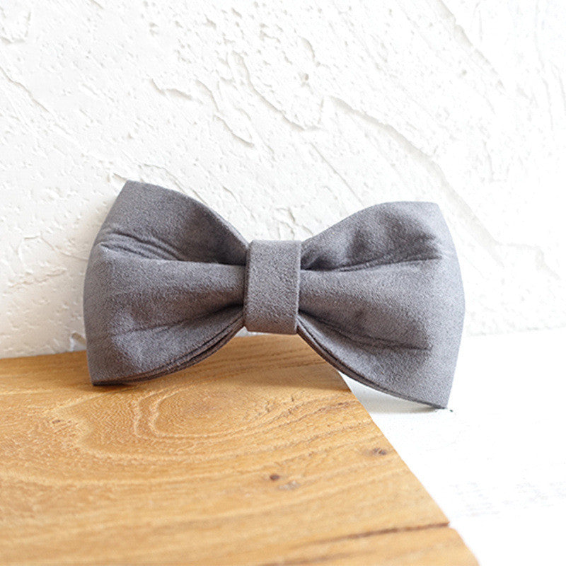 MUTTCO Stylish Dog Collar with Bow Tie