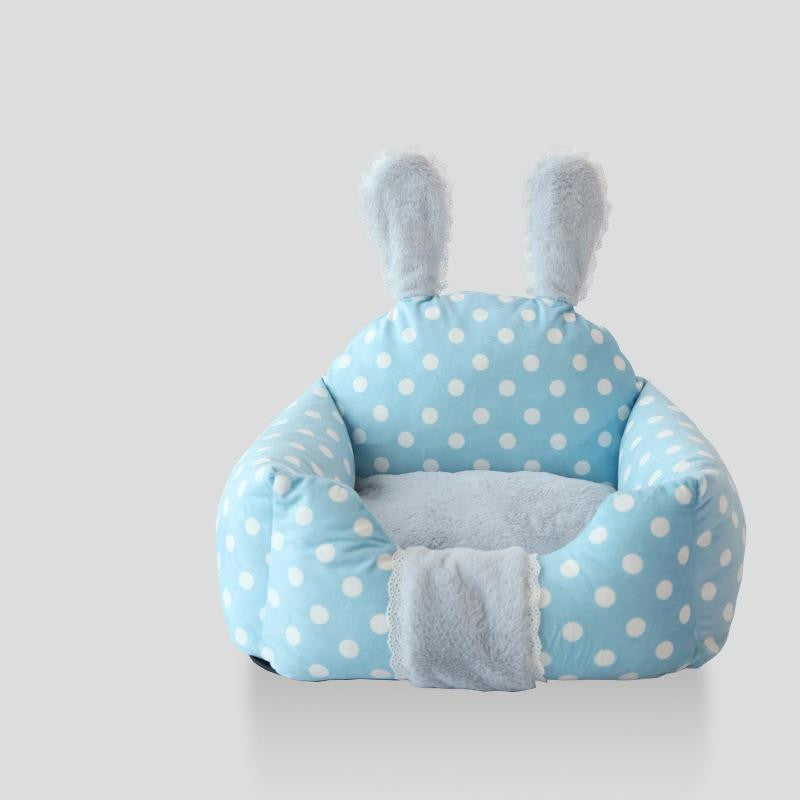 Washable Pet Nest Bed – Cozy Multi-Season Bed