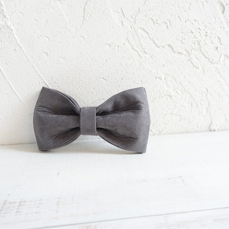 MUTTCO Stylish Dog Collar with Bow Tie