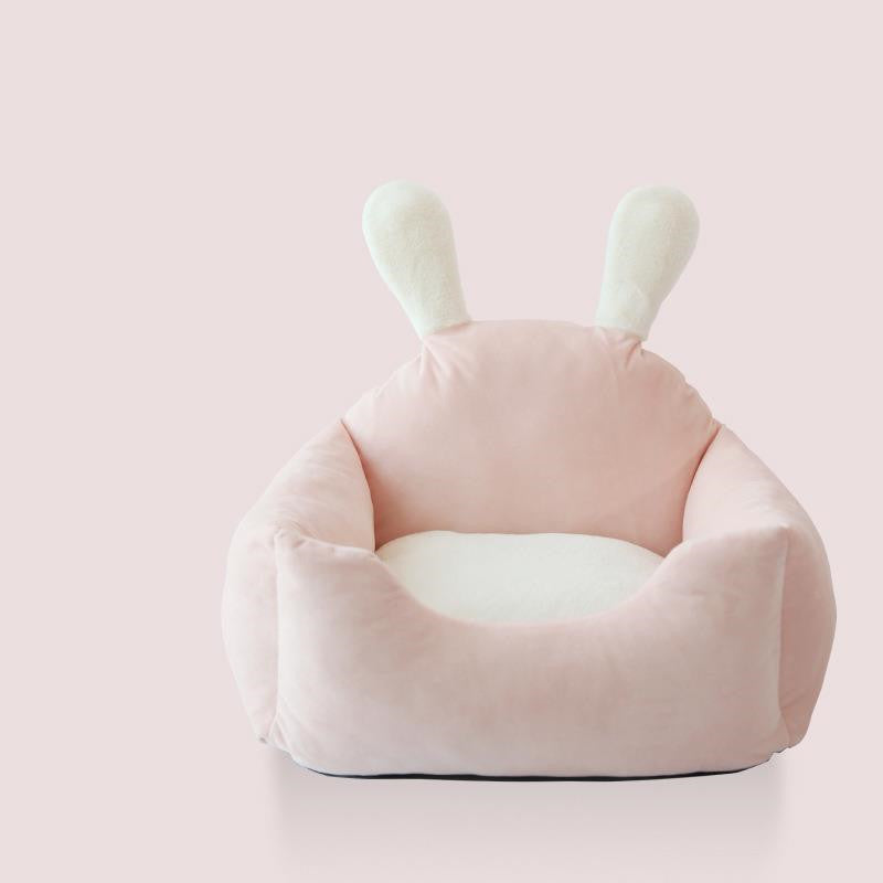 Washable Pet Nest Bed – Cozy Multi-Season Bed