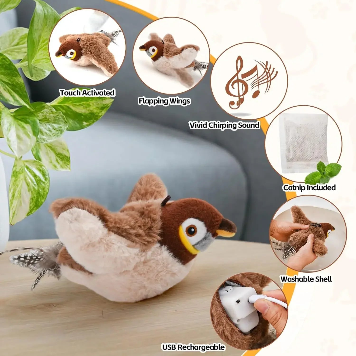 Playful Paws Bird Toy