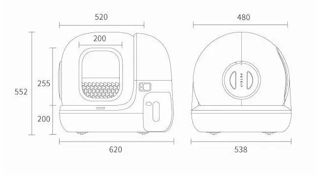 MaxClean Smart Auto Cat Litter Box
