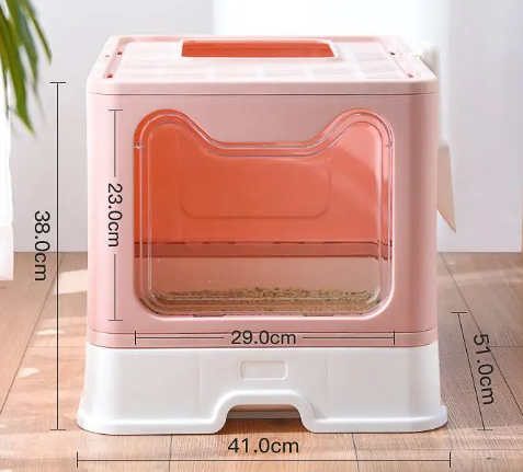 Compact Folding Cat Litter Haven