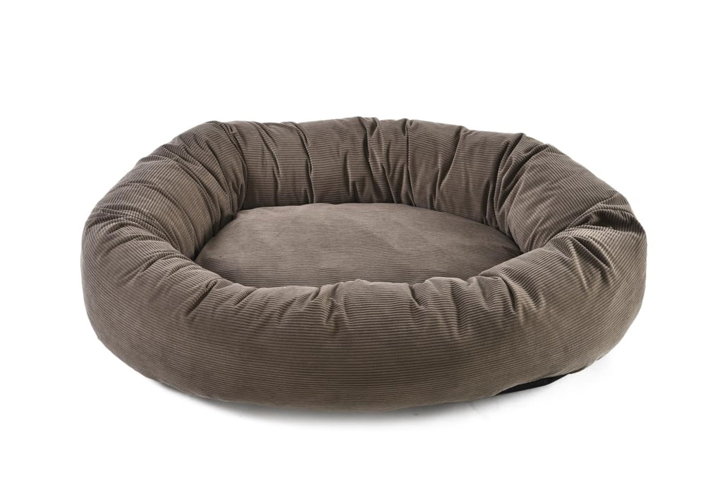 Max & Marlow Deluxe XL Bolster Pet Bed in Taupe